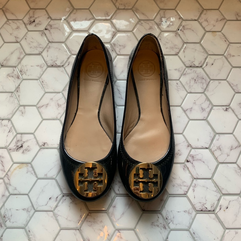 Tory Burch Patent Leather Ballet Flats